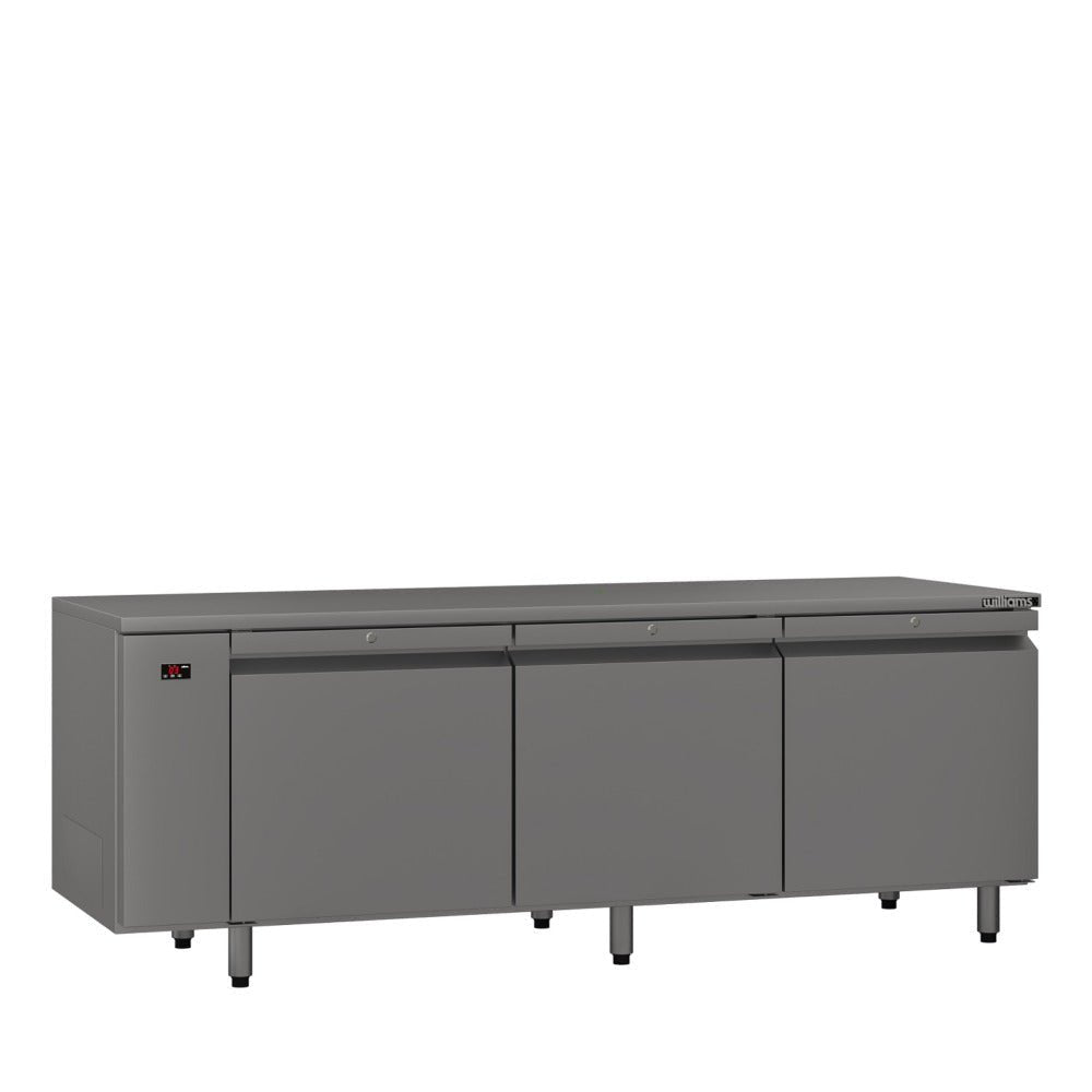 Williams Emerald - Three Door Stainless Steel Remote Under Counter Freezer
