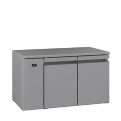 Williams Opal - Two Door Stainless Steel Remote Under Counter Storage Refrigerator
