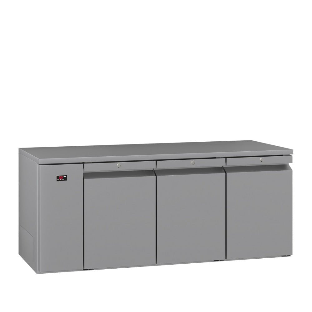 Williams Opal - Three Door Stainless Steel Remote Under Counter Freezer