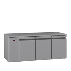Williams Opal - Three Door Stainless Steel Remote Under Counter Refrigerator