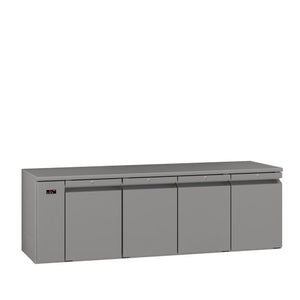 Williams Opal - Four Door Stainless Steel Remote Under Counter Refrigerator