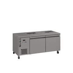 Williams Emerald - Two Door Stainless Steel Under Counter Refrigerator With Blown Air Well