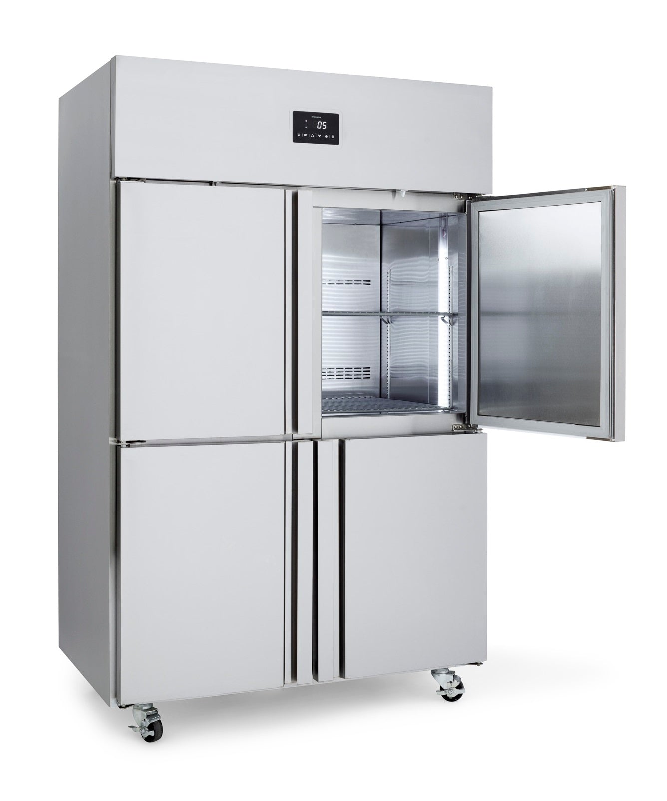 Topaz Two Door Upright Storage Refrigerator 895L HT2SS