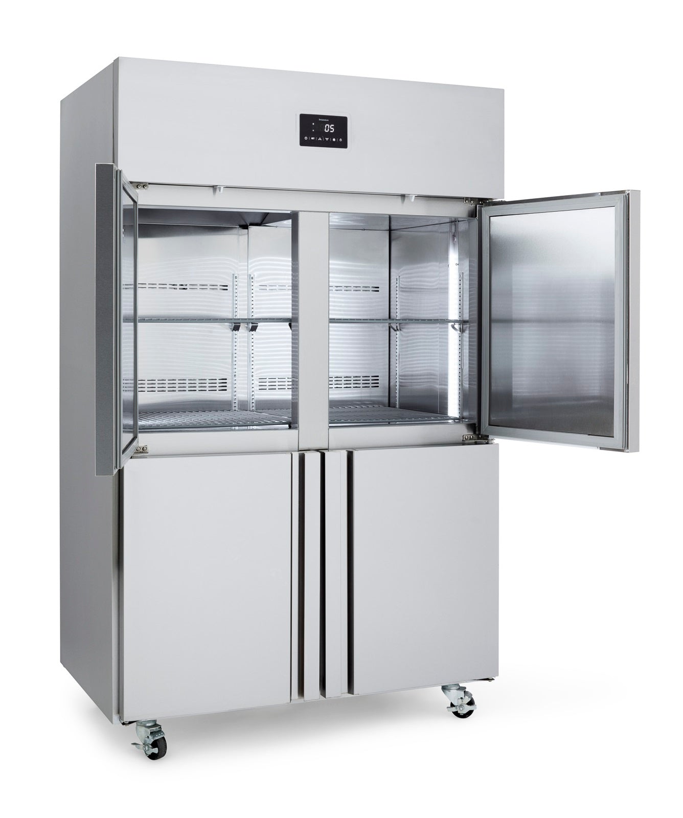 Topaz Two Door Upright Storage Refrigerator 895L HT2SS