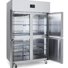 Topaz Two Door Upright Storage Refrigerator 895L HT2SS