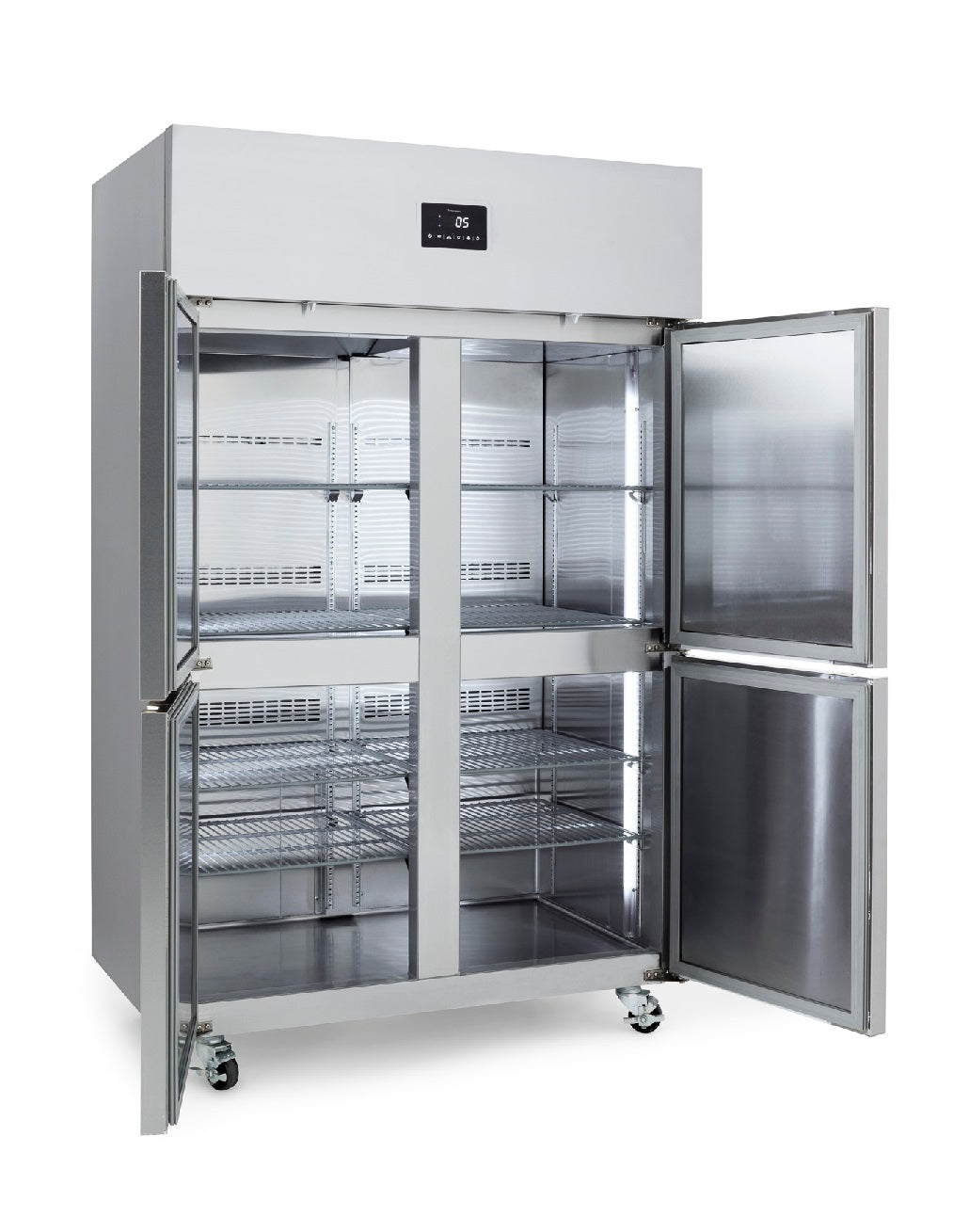 Topaz Two Door Upright Storage Refrigerator 895L HT2SS