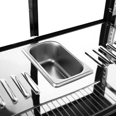 Benchstar All Stainless Steel Pie Warmer And Hot Food Display 100 Pies PW-RT/1200/1E