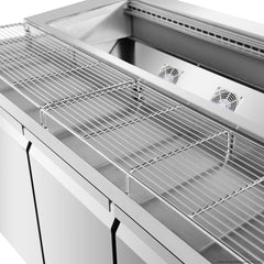 Thermaster Three Door Deluxe Pizza Prep Bench PWB150