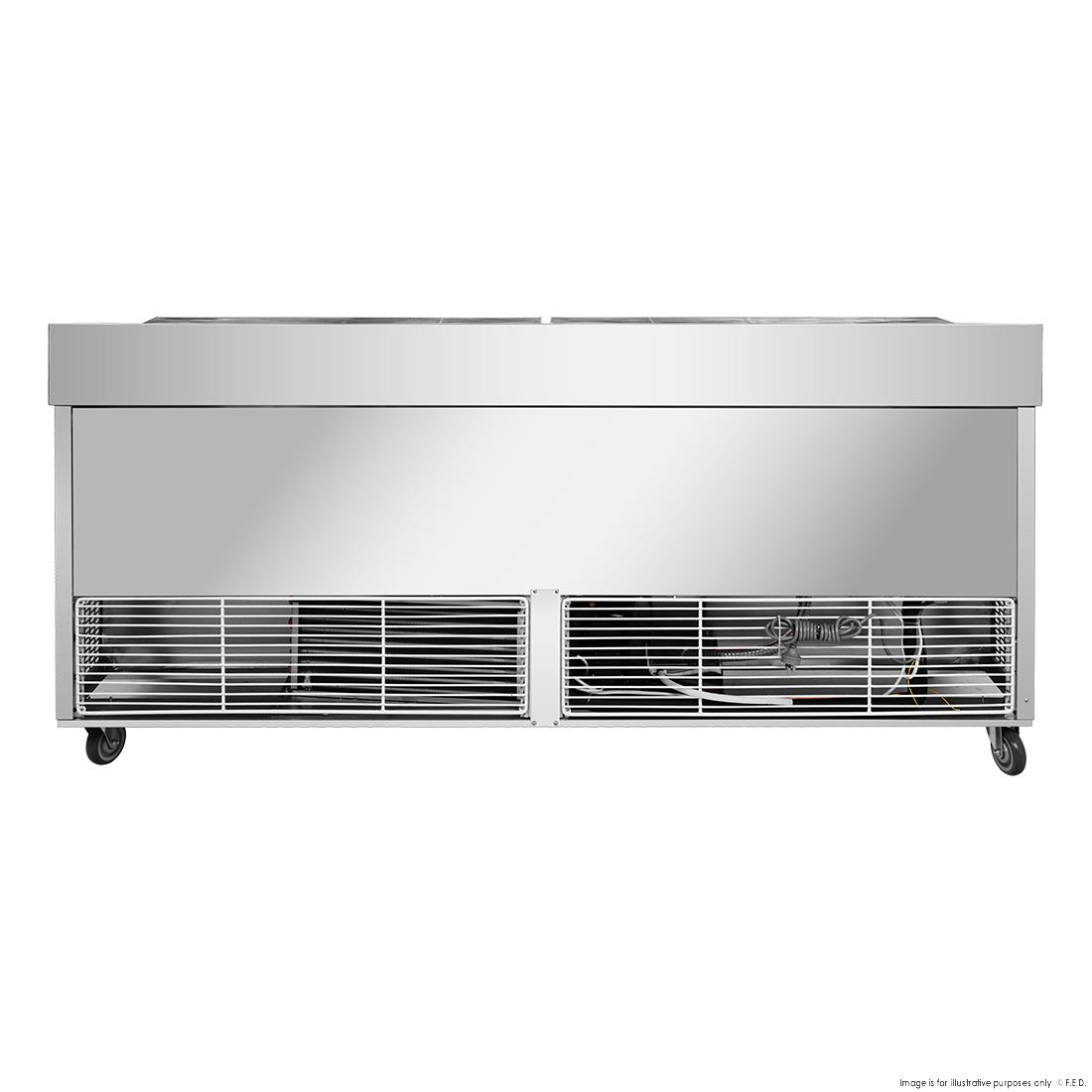Thermaster Three Door Deluxe Pizza Prep Bench PWB200