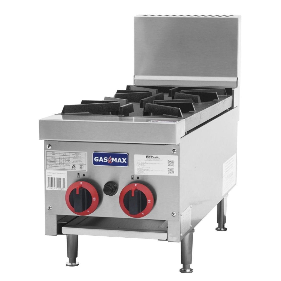 GasMax Gas Cook Top 2 Burner With Flame Failure- RB-2E