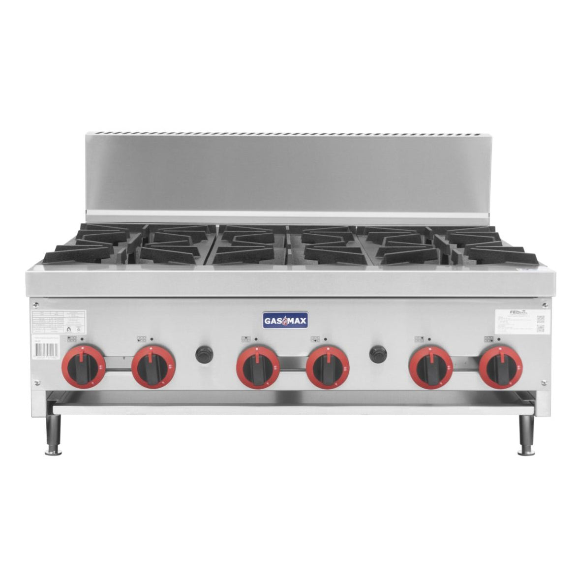 GasMax Gas Cook Top 6 Burners Lpg With Flame Failure RB-6ELPG