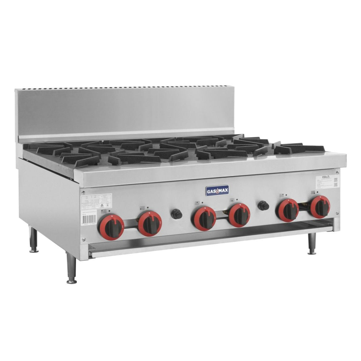 GasMax Gas Cook Top 6 Burners Lpg With Flame Failure RB-6ELPG