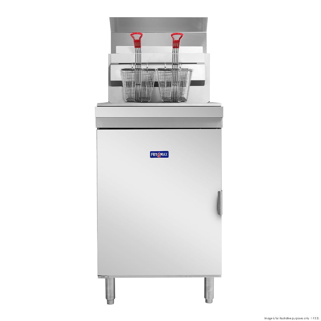 FryMAX Superfast Lpg Gas Tube Twin Vat Fryer RC400TELPG