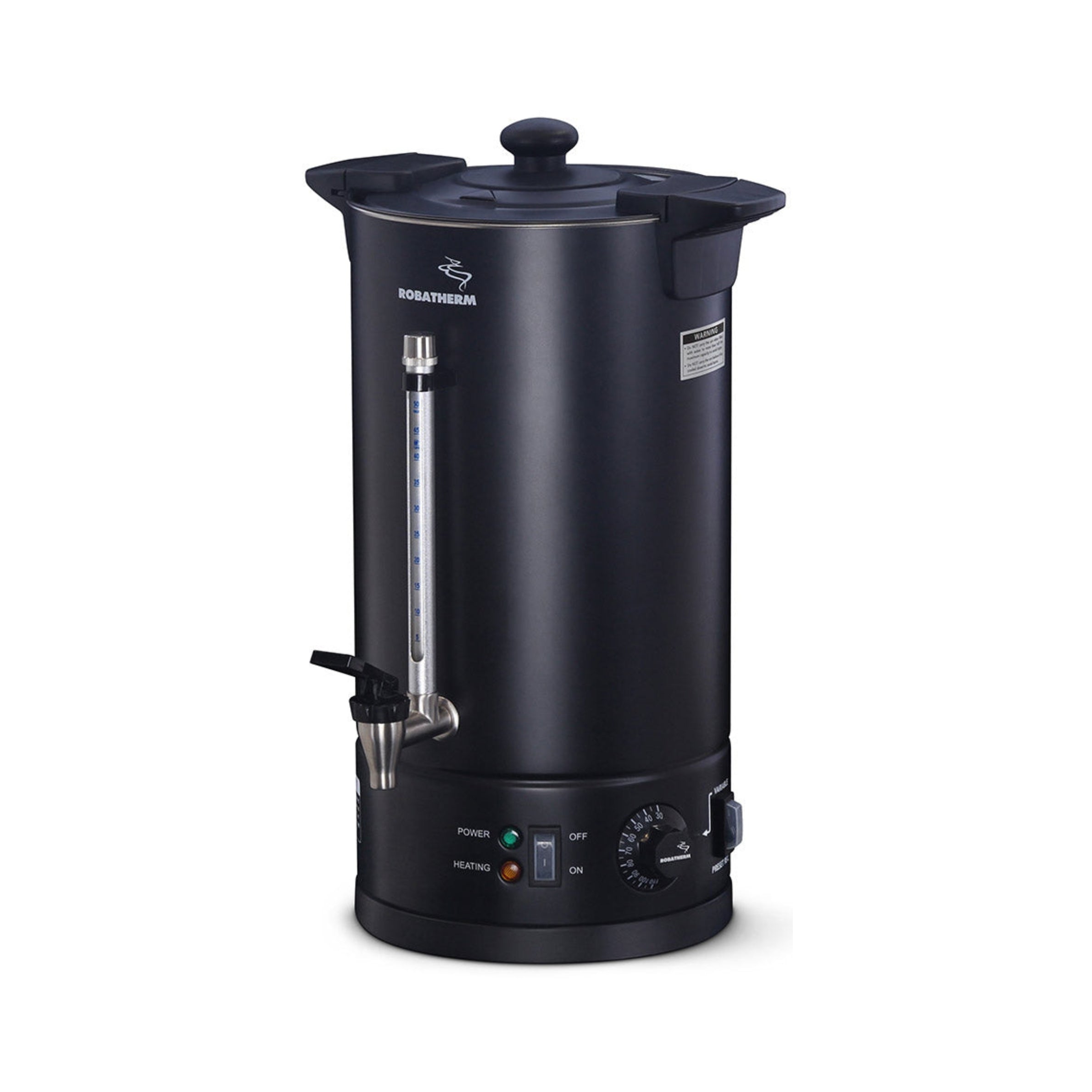 Robatherm Black Double Skinned Hot Water Urn - 10Ltr