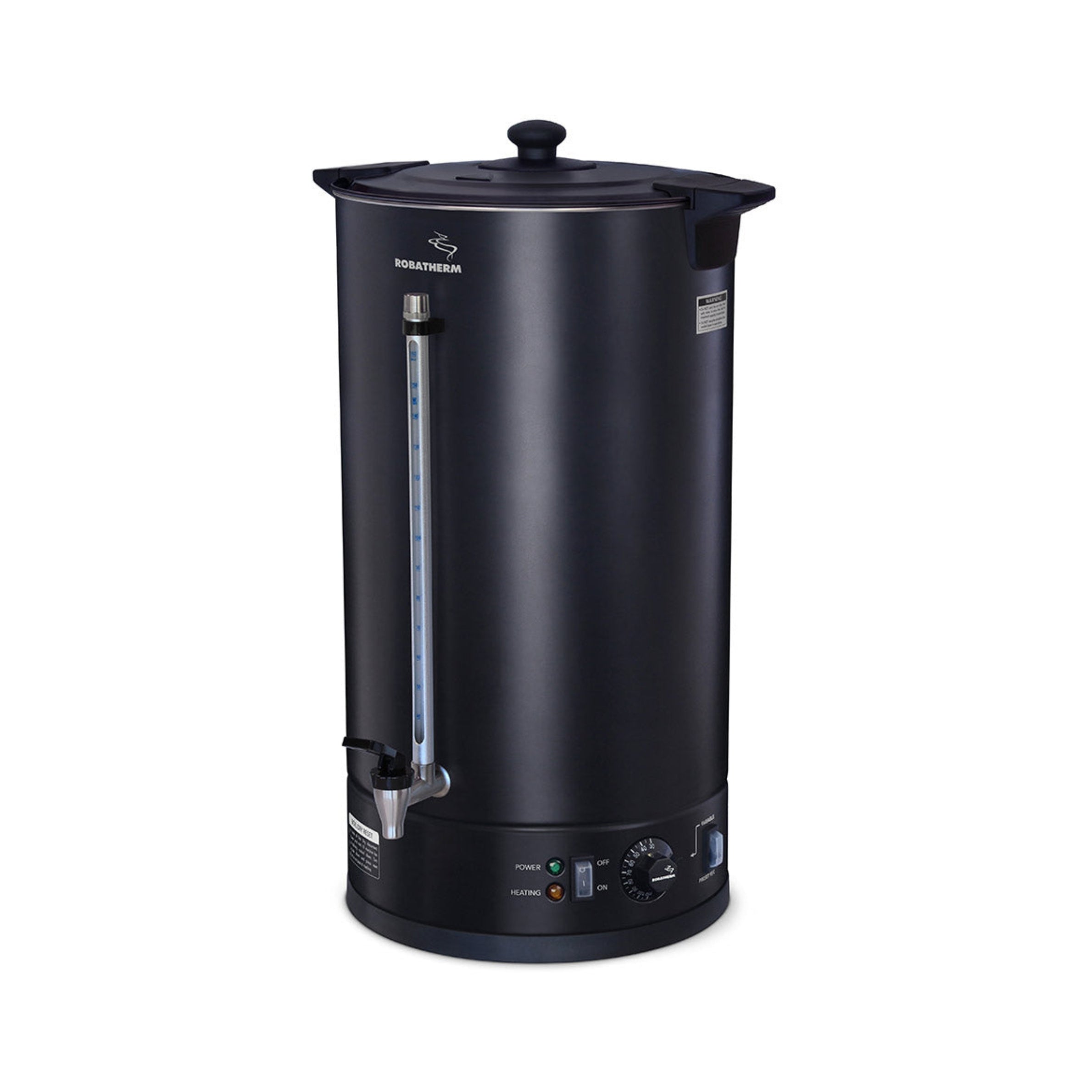 Robatherm Black Double Skinned Hot Water Urn - 30Ltr