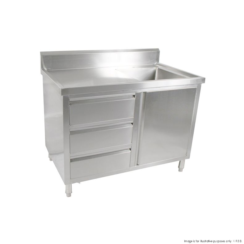 Modular Systems Stainless Steel Sink Cabinets