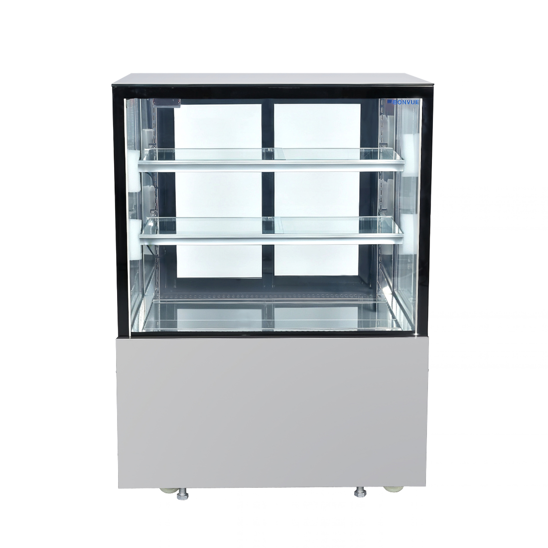 Bonvue Deluxe 900mm Square Glass Cake Display Cabinet - SC090FA-2XB — view 2