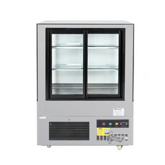 Bonvue Deluxe 900mm Square Glass Cake Display Cabinet - SC090FA-2XB — view 3