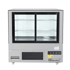 Bonvue Deluxe 1200mm Square Glass Cake Display Cabinet - SC120FA-2XB — view 3
