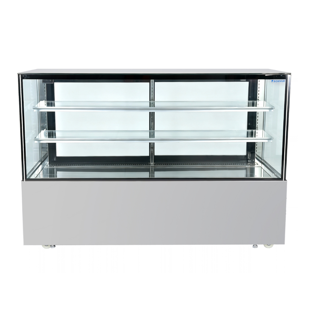 Bonvue Deluxe 1800mm Square Glass Cake Display Cabinet - SC180FA-2XB — view 2