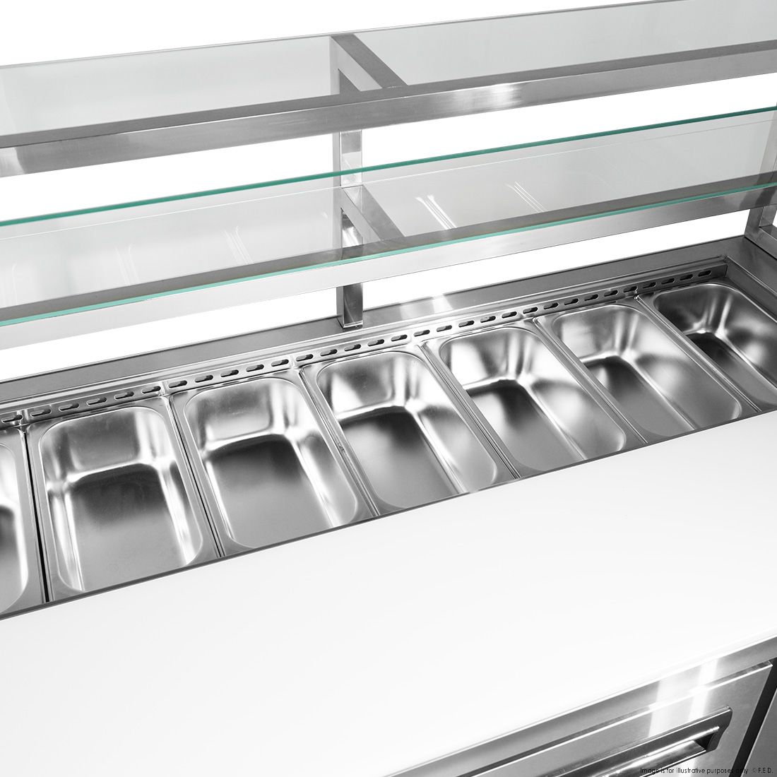Thermaster Two Door Deluxe Sandwich Bar SCB/15