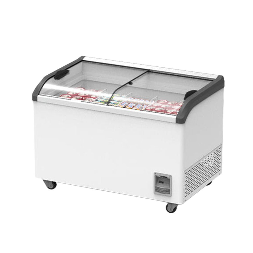 Thermaster Heavy Duty Supermarket Glass Sliding Lid Freezers 406L SD-406K