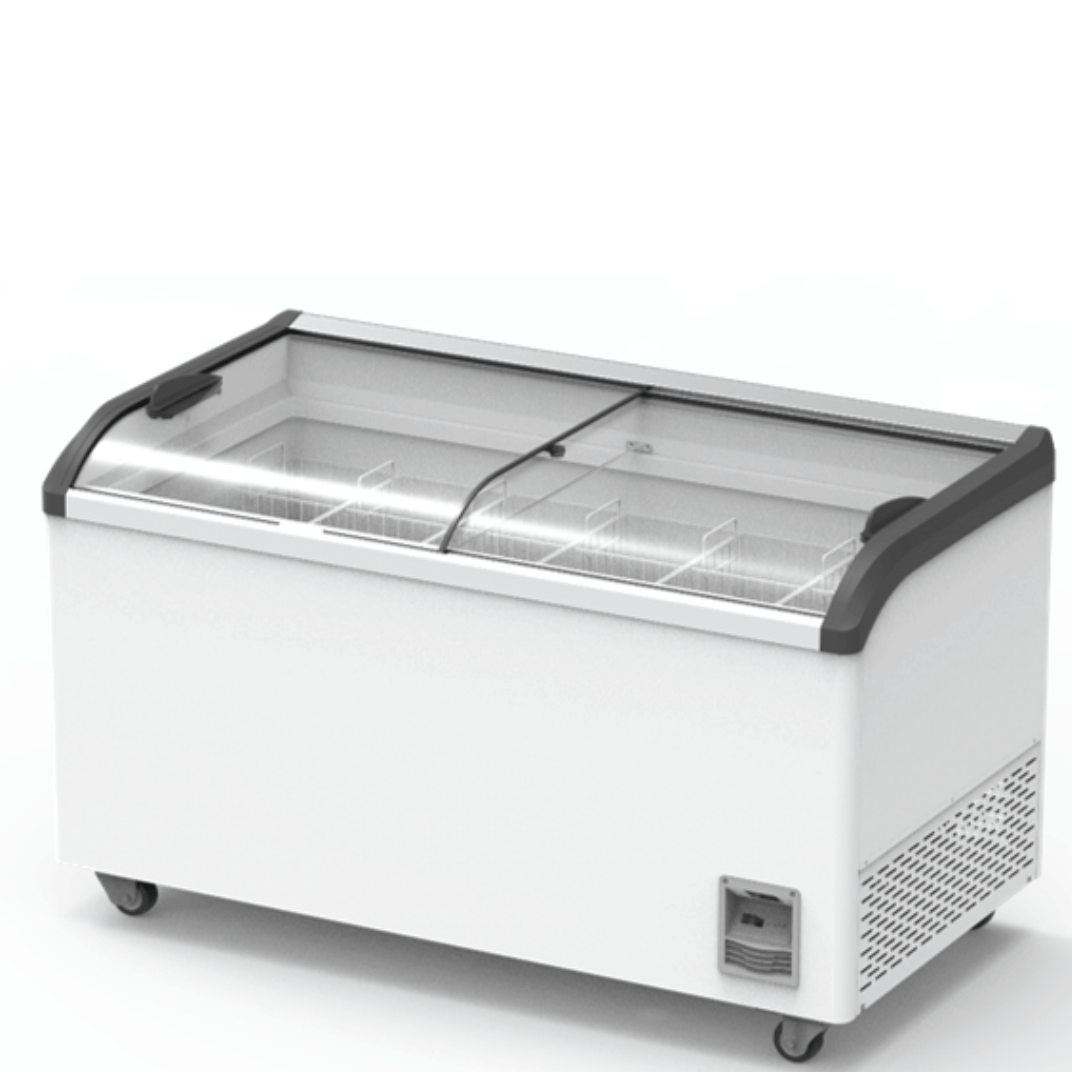 Thermaster Heavy Duty Supermarket Glass Sliding Lid Freezers 506L SD-506K