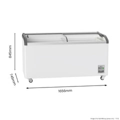 Thermaster Heavy Duty Supermarket Glass Sliding Lid Freezers 576L SD-576K