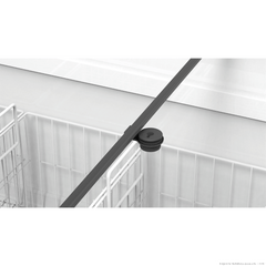Thermaster Heavy Duty Supermarket Glass Sliding Lid Freezers 666L - SD-666K