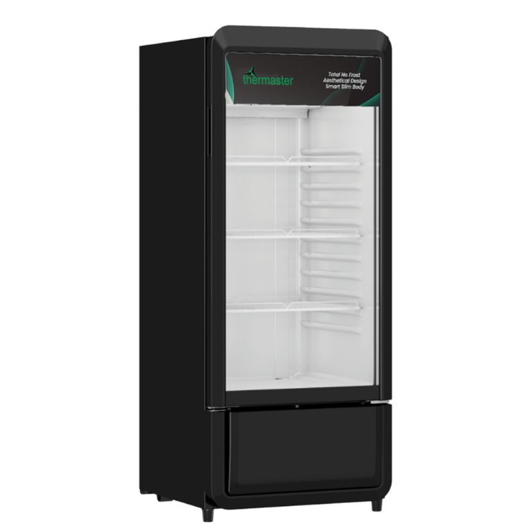 Thermaster Upright Glass Door Beverage Fridge 178L