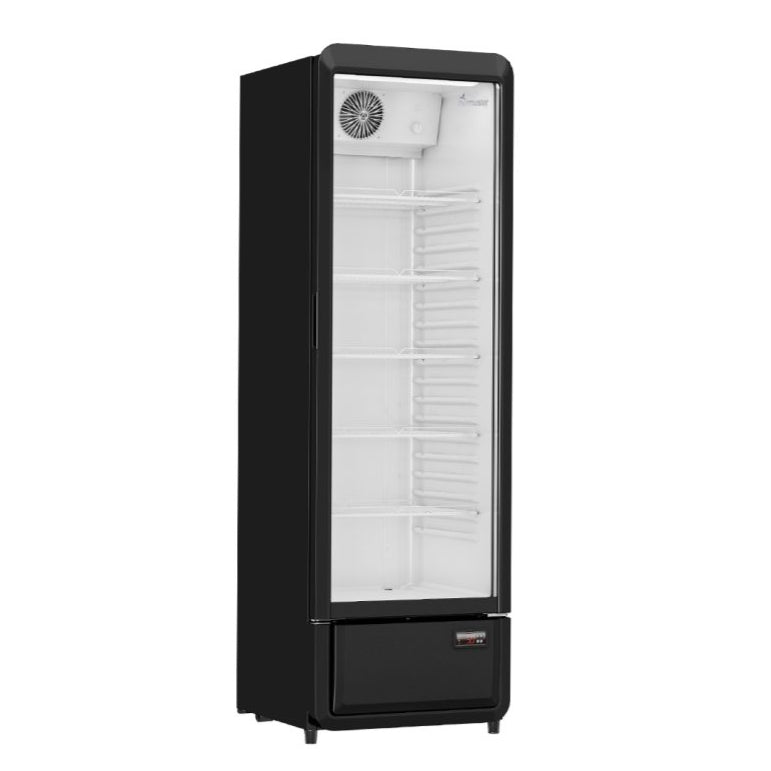 Thermaster Upright Glass Door Beverage Fridge 258L
