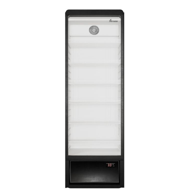 Thermaster Upright Glass Door Beverage Fridge 258L