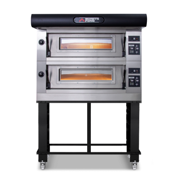 Moretti Forni Amalfi Double Deck Oven on Stand 12 x 30cm Pizza COMP B/2/S