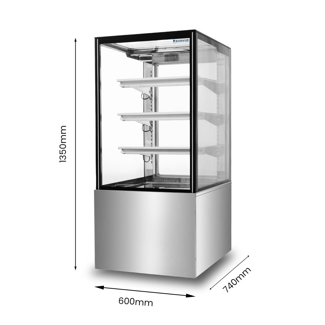 BONVUE Three Tier Cake Display Fridge 600mm- SF820V