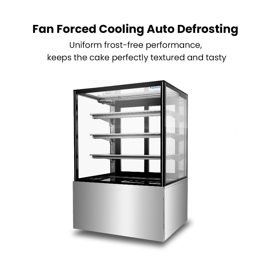 BONVUE Three Tier Cake Display Fridge 900mm SF830V