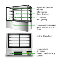 BONVUE Three Tier Cake Display Fridge 1500mm SF850V