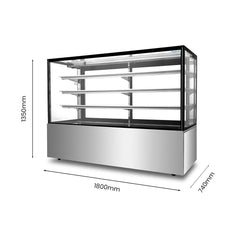 BONVUE Three Tier Cake Display Fridge 1800mm SF860V