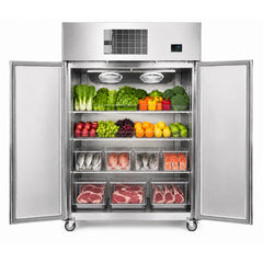 THERMASTER 1000L Full-Width Double Solid Door Upright Freezer — SFWF1000