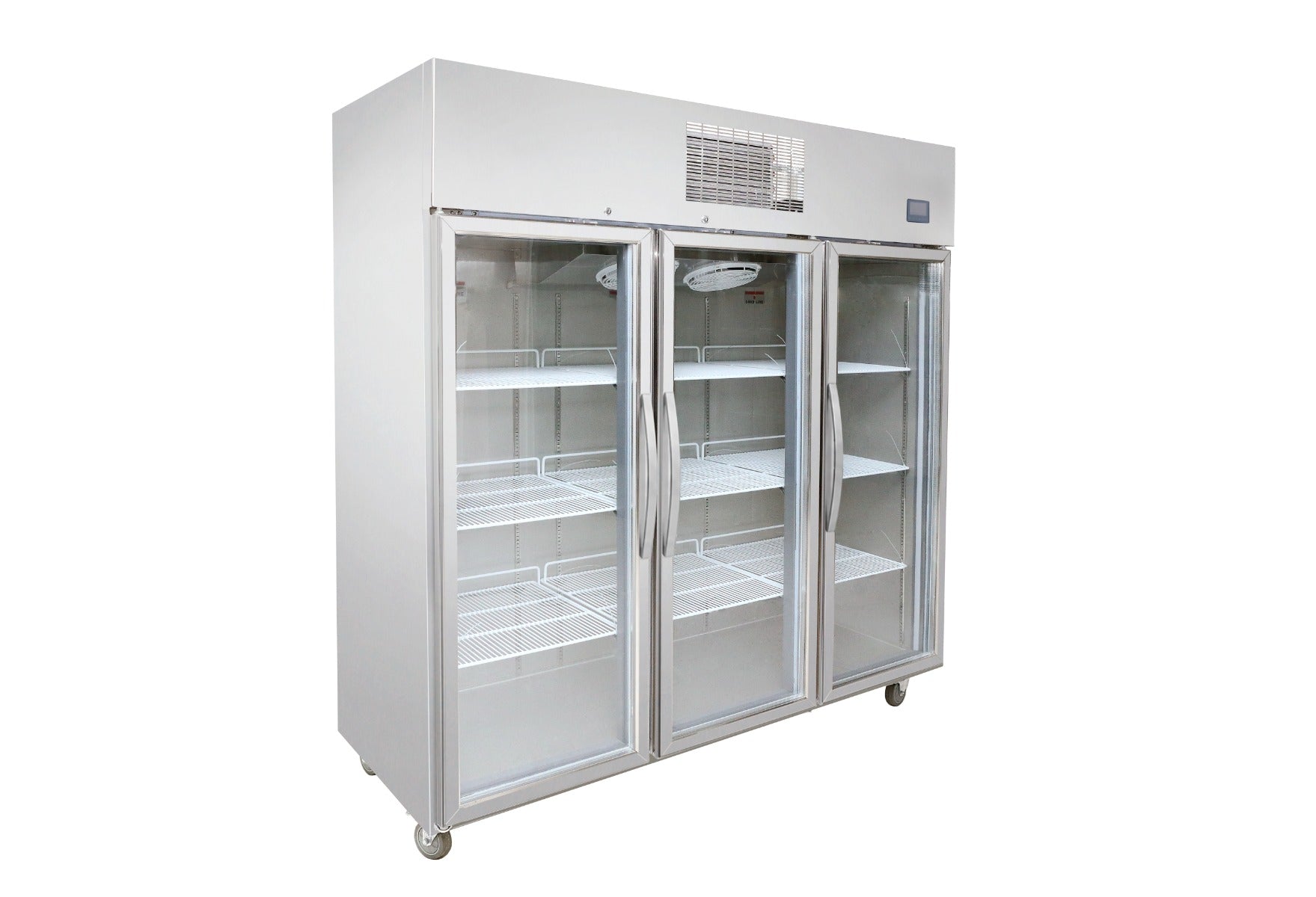 THERMASTER 1500L Full-Width Three Glass Door Upright Display Fridge — SFWCG1500