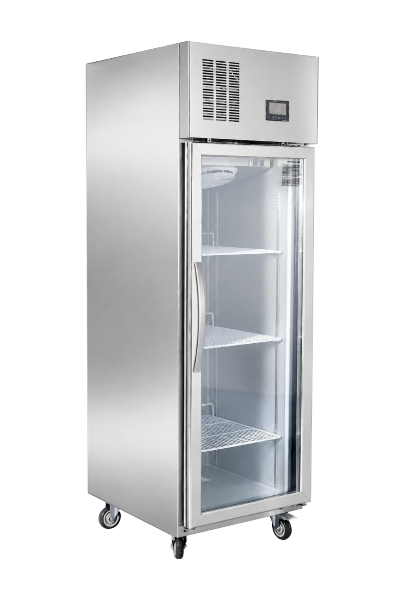 THERMASTER 500L Full-Width Single Glass Door Upright Display Fridge — SFWCG500