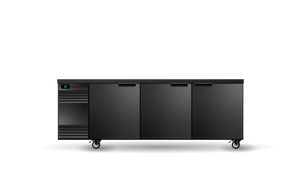 Skope BackBar 3 Solid Swing Door SlimLine Fridge
