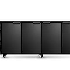 Skope BackBar 4 Solid Swing Door Fridge - BB.4.SSW-BLACK