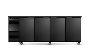 Skope BackBar 4 Solid Swing Door Fridge