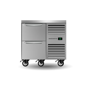 Skope ProSpec Two Drawer One Bay Underbench GN 1/1 Right Hand Fridge