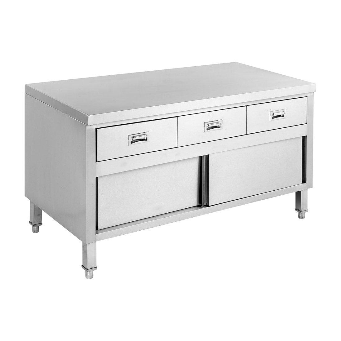 Modular Systems SKTD6-1500 Modular System Bench Cabinet with 3 Drawers & Doors