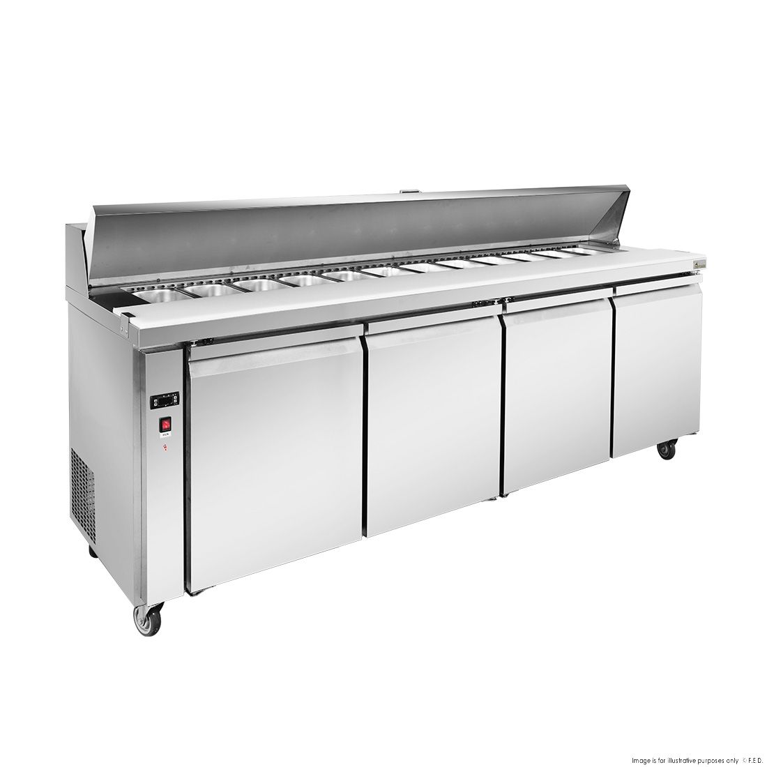 Thermaster Four Door Sandwich Bar SLB240