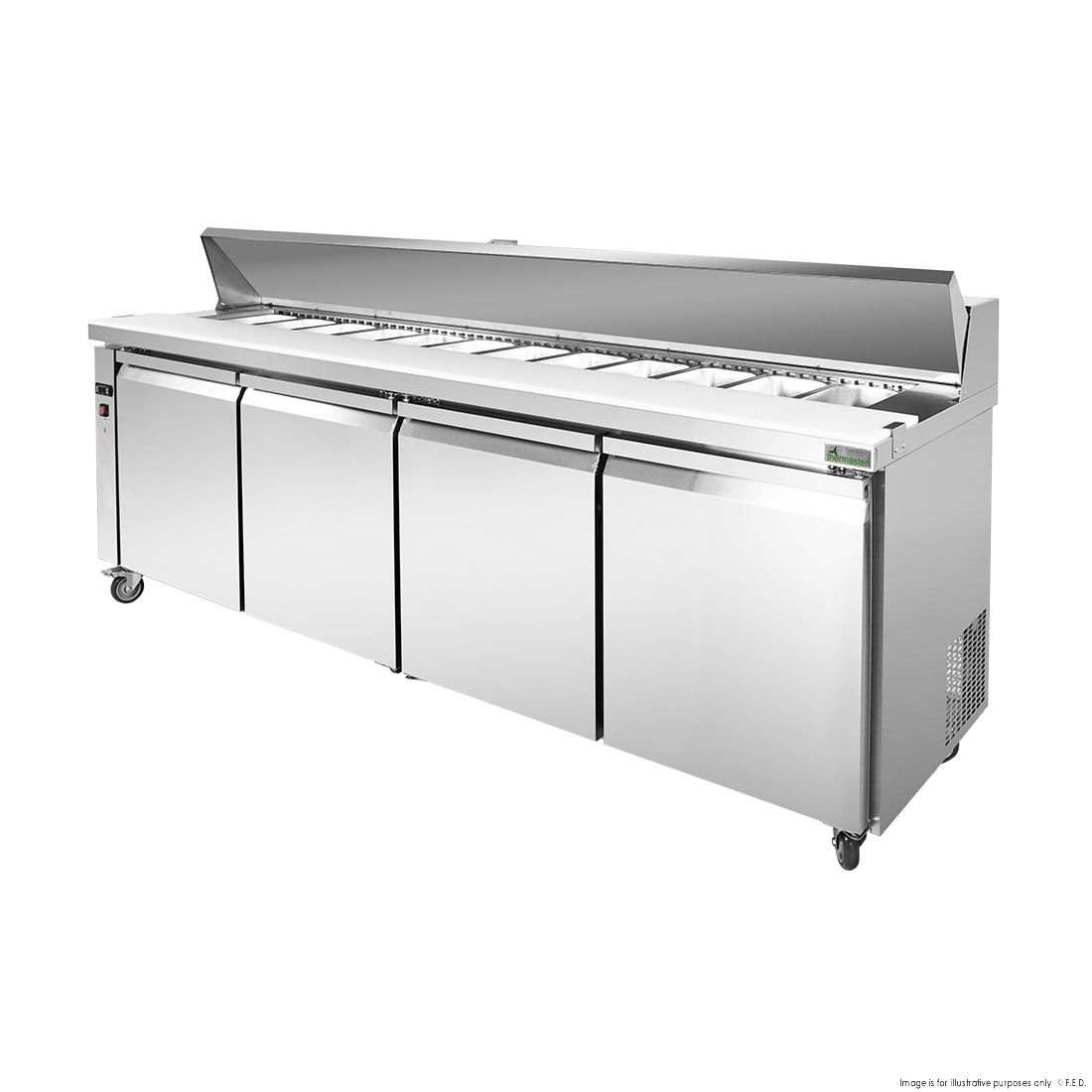 Thermaster Four Door Sandwich Bar SLB240