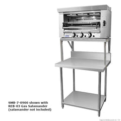 Modular Systems 304 Grade Heavy Duty Salamander Bench With Shelf Braces SMB-7-0900