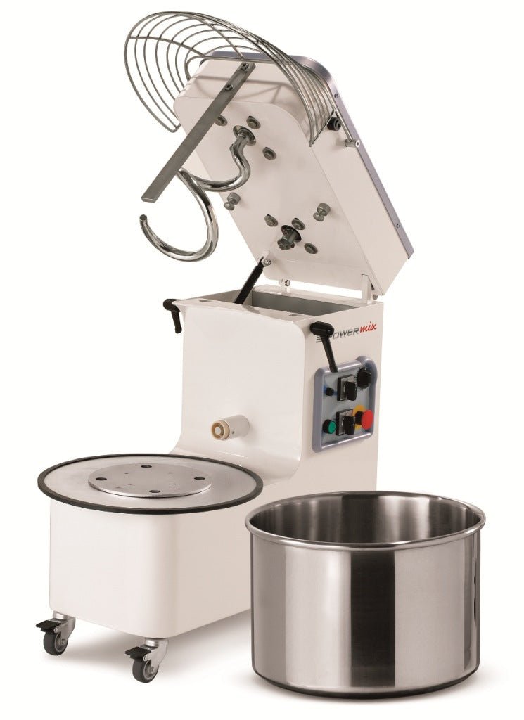 Mecnosud Spiral Mixer - Tilting Head Removable Bowl Single Speed
