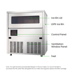 Blizzard Icemakers SN-101B Blizzard Under Bench Ice Maker - Air Cooled